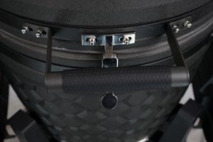 Barbecue Kamado Auplex en céramique de 15-23 pouces, modèle 2026, surface mate, cuisson au charbon, contrôle tactile de sécurité, céramique mate - Product Image 2