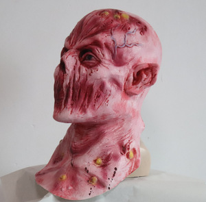 Halloween Trang Trí Mặt Nạ Cao Su Máu Đỏ Mà Không Cần Miệng Zombie Kinh Dị Mặt Nạ Cho Đảng Trang Trí - Product Image 5