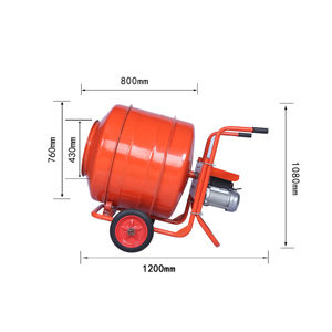Mezcladora de Mortero y Concreto Caliente de 500l y 1000l, Máquina Mezcladora Autocargable Automática - Product Image 1