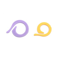 50 pièces de marqueurs de points hélicoïdaux en plastique, marqueurs de crochet, accessoires de crochet, outils de tricot, marqueurs de crochet verrouillables