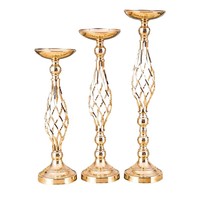 Supports de bougies en métal en gros pour hôtels, centres commerciaux, mariages, événements, centres de table et accessoires de décoration