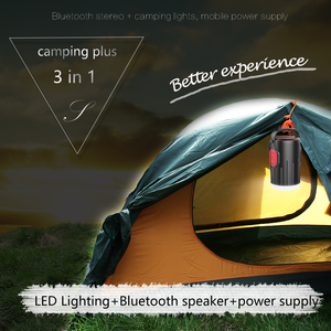 SL10 10400MAh Ngân Hàng Điện Loa Bluetooth Điện Di Động Cắm Trại Ánh Sáng Với Móc Di Động - Product Image 4