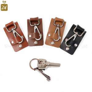 Envío Rápido: Cinturón EDC de Cuero PU con Hebilla para Hombre, Funda Portátil para Llaves, Clip para Escalada y Senderismo, Regalos de Bienvenida - Product Image 4