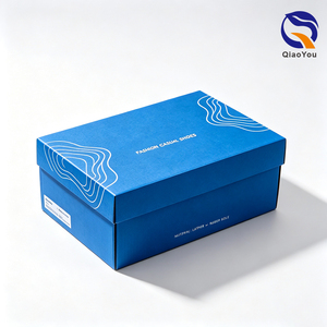 Cajas de Zapatos Personalizadas de Cartón Rígido Corrugado con Impresión a Color de Alta Gama, Laminación Mate y Logotipo - Product Image 1
