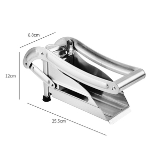Dụng Cụ Cắt Khoai Tây Dụng Cụ Cắt Dưa Leo Khoai Tây Chiên Dày Thủ Công Bằng Thép Không Gỉ Dụng Cụ Cắt Khoai Tây Ép Cửa Hàng Burger - Product Image 6