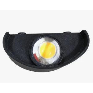 Lampe murale LED moderne 4W en aluminium noir avec lumière blanche froide 6500K et lumière blanche chaude 3000K, lampes solaires d'extérieur 12W - Product Image 4