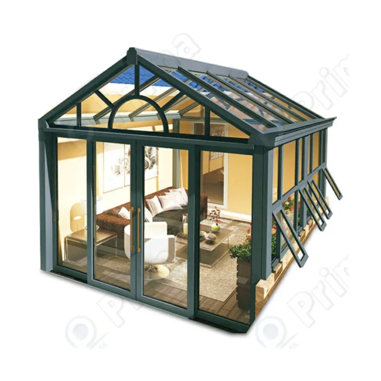 china market popular design sun room aluminum frame glass house outdoor winter garden glass sunroom