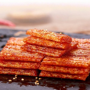 Snacks Asiatiques en Gros : Bandes Épicées Locales du Hunan, Chinoises, en Sachet Souple, Alimentation Épicée Forte, Idéal pour le Bureau et les Moments de Détente, Sans Gluten, Exotique - Product Image 3
