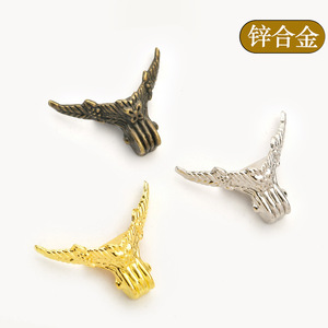 Furniture Leg Zinc Alloy Gold Plated 28mmx18mmx12mm Modern Design Easy Installation Indoor Use - Product Image 4