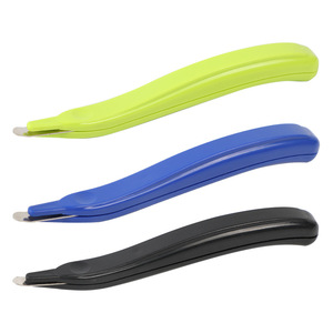 Pen Shape Staple Remover Plastic Plier Type Mini Office Tool For <b>Paper</b> Fastening Removal Blue Color - Product Image 4