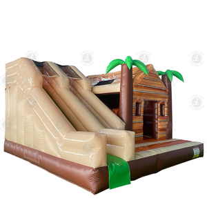 大人と子供のための巨大な商業インフレータブル障害物コースブロワースライド付きスポーツ活動 - Product Image 5