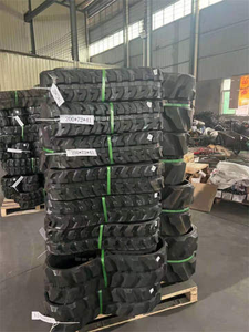 Skid steer karet sabuk Lacak 450*81*76, karet jalur penggali ukuran 400*90*48 - Product Image 2