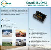 Capteur OpenIMU300ZI 9DOF haute performance avec technologie MEMS, algorithmes AHRS open source pour véhicules autonomes