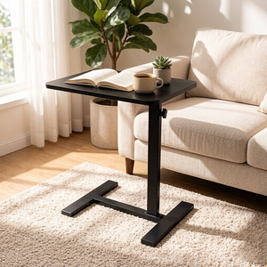 Manufacturer Supply Simple Laptop Desk Adjustable Movable Office Lift Desk on Bed Lazy Desk <strong>Bedside</strong> <strong>Table</strong> - Product Image 1