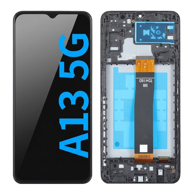 Wholesale With Frame LCD Display for Samsung Galaxy A13 5G A136B A136U Full Touch Screen Assembly Bulk Mobile Phone Spare Parts