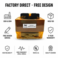 Transformateur d'alimentation SMPS EE65 110V-400V CA vers 12V 24V 48V Noyau en ferrite Enroulement en cuivre toroïdal Transformateurs d'amplificateur audio