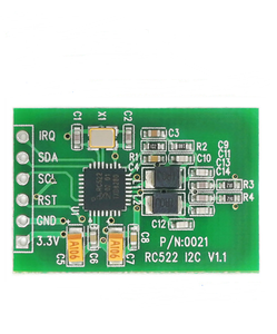 โมดูลเครื่องอ่านการ์ด <span class=keywords><strong>RFID</strong></span> 13.56MHz พอร์ต <span class=keywords><strong>I2C</strong></span> <span class=keywords><strong>RC522</strong></span>ขนาดเล็ก - Product Image 1