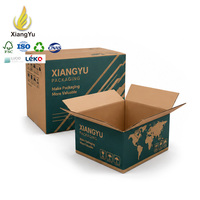 Boîte d'expédition en carton ondulé personnalisée, emballage en carton, impression de logo personnalisée pour la vente en ligne, l'abonnement et l'expédition e-commerce