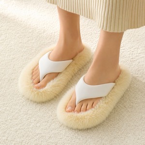 Claquettes en fourrure personnalisées de créateur, pantoufles d'intérieur de haute qualité, vente en gros pour femmes, sandales décontractées, chaussures d'hiver, produit tendance 2026 - Product Image 5