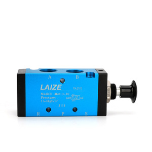 Van khí nén bằng tay 3r210-08/4r210-08 2 vị trí 5 chiều/3 chiều 5/2 3/2 cách điều khiển kéo tay điều chỉnh lưu lượng - Product Image 5