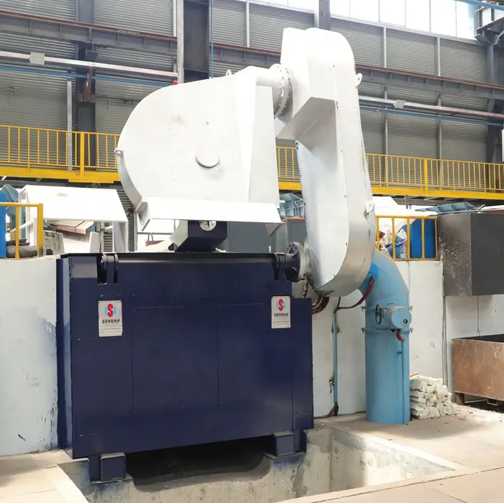 100Kg 500Kg 1T 2T 5T Oven Gieterij Casting Staal Ijzer Metalen Smelten Inductie Elektrische Industriële oven Voor Casting Ijzer