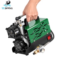 Compresseur d'air à refroidissement rapide TUDIVING CE OEM ODM à interrupteur tactile 30MPA haute pression pour jeu de paintball sous-marin et bouteille de gaz
