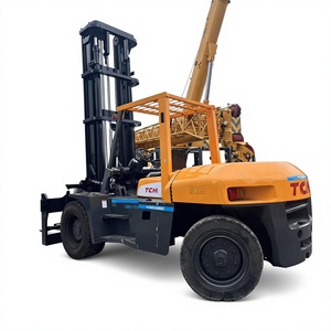 Montacargas Diésel TCM de 10 Toneladas, Mástil de Dos Etapas, Desplazador Lateral Hidráulico, Neumáticos Neumáticos, Operación Asentado, Uso en Interiores, Planta de Fabricación - Product Image 1