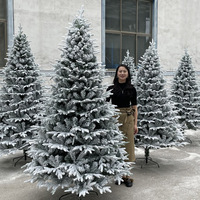 Arbre de Noël artificiel OX006 Premium avec support métallique, léger et facile à assembler