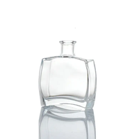Bouteille diffuseur en verre noir brillant de haute qualité, vide, 100 ml, 200 ml, pour parfum, vente en gros avec emballage en boîte