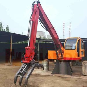 चीन टॉवर स्क्रैप लकड़ी हैंडलिंग स्थिर प्रकार हाइड्रोलिक टैक्सी लकड़ी हाथापाई हड़पने लोडर के साथ जोड़तोड़ क्रेन स्क्रैप धातु के लिए - Product Image 5