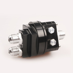 Adaptateur de refroidisseur d'huile pour modification de voiture, 131mm x 77mm, noir, pour mise à niveau et rétrofit, ajustement universel - Product Image 2