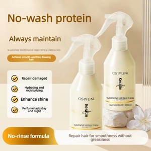 Osi Rhyme Hair Care No-Wash Spray Damaged Dry Hair Keratin Essence Smooth Repair Anti-Frizz Strong Hold Hair <b>Conditioner</b> - Product Image 6