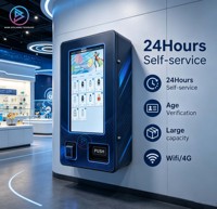 Customized Capacity Blind Box Combo Vending Machine With Credit Card Payment 32'' Touch Screen With Remote Control