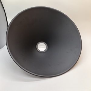 Luz colgante decorativa de Metal de hierro negro DIY de alta calidad, <span class=keywords><strong>cubierta</strong></span> de lámpara de pantalla redonda para uso en interiores, diseño minimalista - Product Image 5