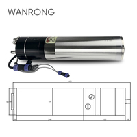 Spindle Pengganti Alat Otomatis BT30 3.7KW 24000 rpm, cocok untuk operasi pemesinan presisi tinggi, penggilingan, dan penghilangan serpihan.