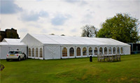 Tente d'usine entrepôt tente de glamping extérieure double couche personnalisée toile PVC imperméable pour les fêtes de famille et les événements de camping