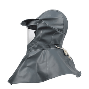 Huahu 1083 – Capuche <span class=keywords><strong>de</strong></span> <span class=keywords><strong>protection</strong></span> en PVC anti-acide, anti-alcali, anti-éclaboussures, anti-chimiques et anti-poussière - Product Image 3
