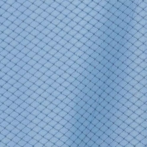 High Quality Diamond Pattern ESD Conductive Knitted Cleanroom Fabric for Industry Wokerwear