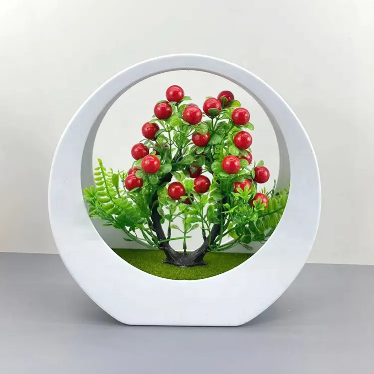 Simulazione di vendita diretta in fabbrica fiore di plastica ago di pino decorativo decorazione del desktop simulazione pianta in vaso piccoli bons