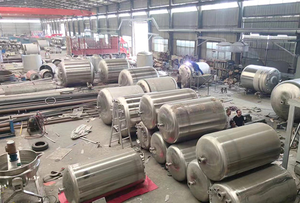 उच्च गुणवत्ता वाले खाद्य ग्रेड रासायनिक भंडारण उपकरण 2000 लीटर सैनिटरी स्टेनलेस स्टील मिश्रण भंडारण टैंक - Product Image 5