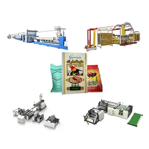 2024 ZHUDING Woven Fabric Sack Production Line PP Woven Rice Bag Making Machine