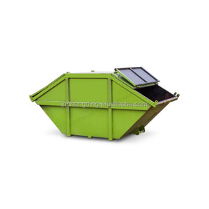 <span class=keywords><strong>Bac</strong></span> à déchets ouvert robuste de 2 m³ pour la gestion des déchets de construction, en <span class=keywords><strong>acier</strong></span> Q235 avec revêtement en poudre et conception empilable - Product Image 3