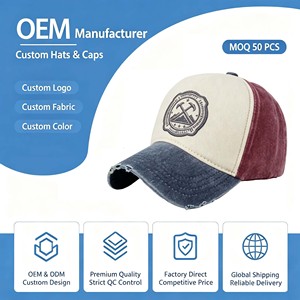 100% Washed Cotton <b>Hats</b> Men Vintage 6 Panel Baseball Cap Black Distressed Denim Solid Color <b>Dad</b> <b>Hat</b> - Product Image 1