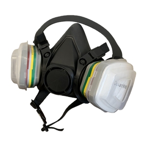 Masker Wajah karet <span class=keywords><strong>Respirator</strong></span> Anti Gas, masker wajah setengah wajah OEM 6200 harga pabrik - Product Image 4