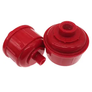 Alta qualità rosso 1/4 "NPT Fiittings plastica usa e getta auto filtro aria acqua trappola HVLP vernice pistola a spruzzo