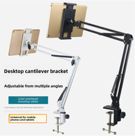 Support universel flexible à bras long en acier au carbone pour tablette et téléphone portable, support paresseux réglable grande taille pour bureau et lit