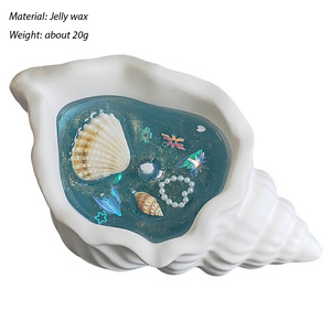 Vỏ nến hình dạng sáp đồ trang trí hương thơm tươi đại dương Seashell Jelly sáp nến thơm bầu không khí lưu niệm - Product Image 2