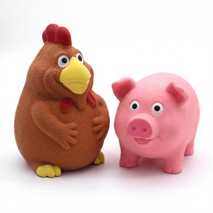 2025 Funny Screaming Chicken Interactive Plastic <b>Ball</b> Chew Dog Toy Attract Puppy Squeak <b>Squeeze</b> SORADD SRD-492 Dogs Cats - Product Image 1