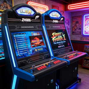 Bornes d'arcade professionnelles multi-jeux avec éclairage LED, <span class=keywords><strong>Street</strong></span> <span class=keywords><strong>Fighter</strong></span> 2, classiques SNK, console à <span class=keywords><strong>joystick</strong></span> pour clubs - Product Image 5