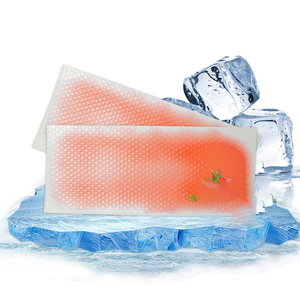 화웨이 천연 성분 열냉각 젤 패치 8시간 냉각 12x5cm 통증 완화 이마 스트립 강아지 발 아기 어린이용 - Product Image 1